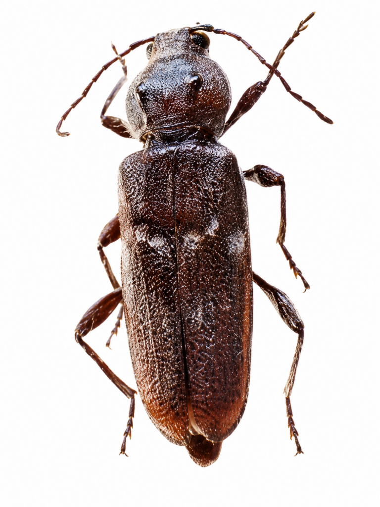Insecte xylophage capricorne des maisons