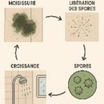 Cycle de vie des moisissures de maison